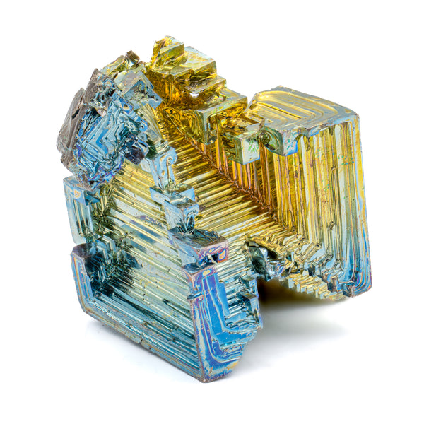 Bismuth Rainbow Crystal Staircases