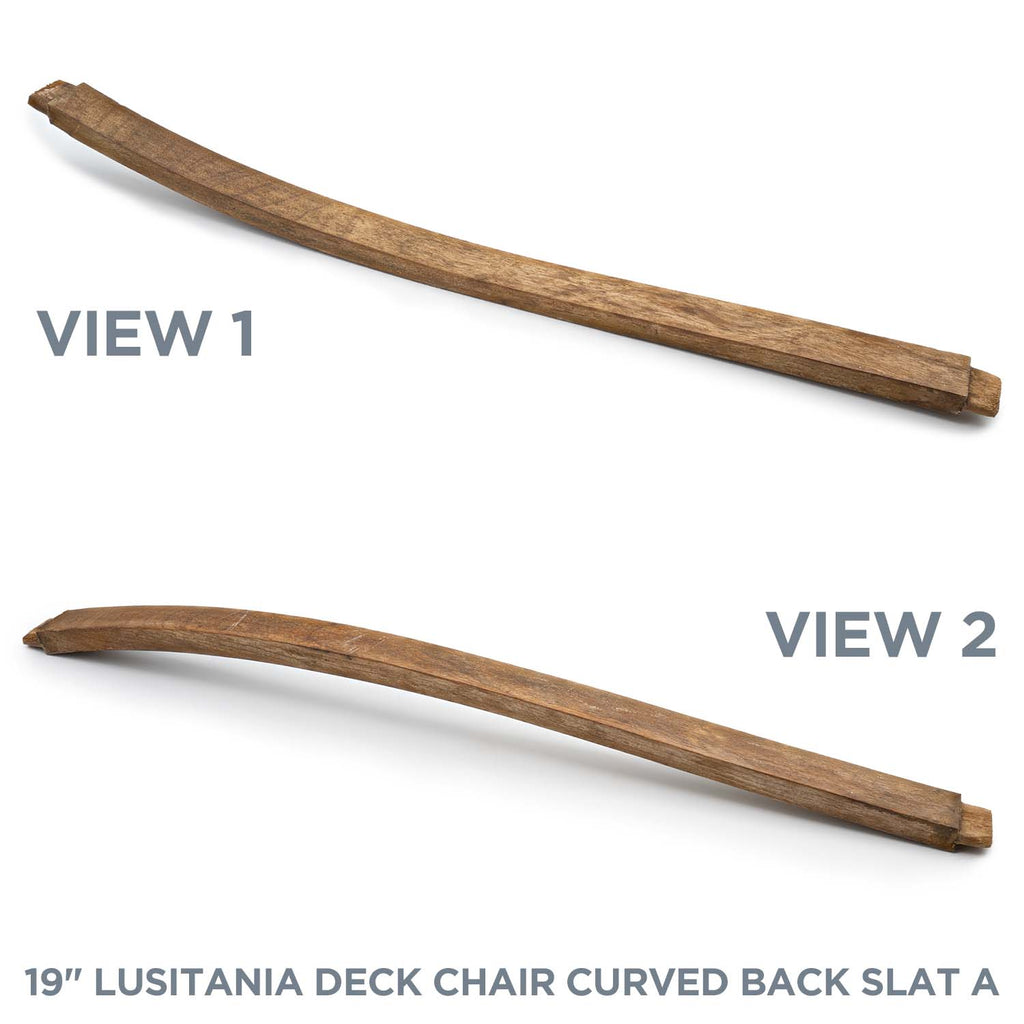 Lusitania Deck Chair Riker Box Specimen