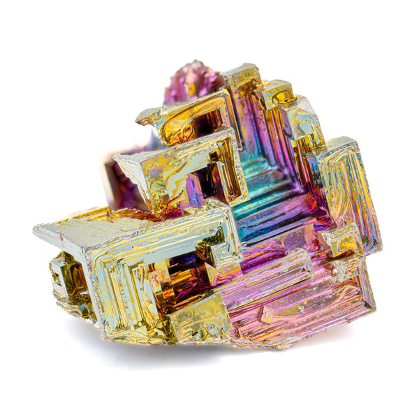 Bismuth Rainbow Crystal Staircases