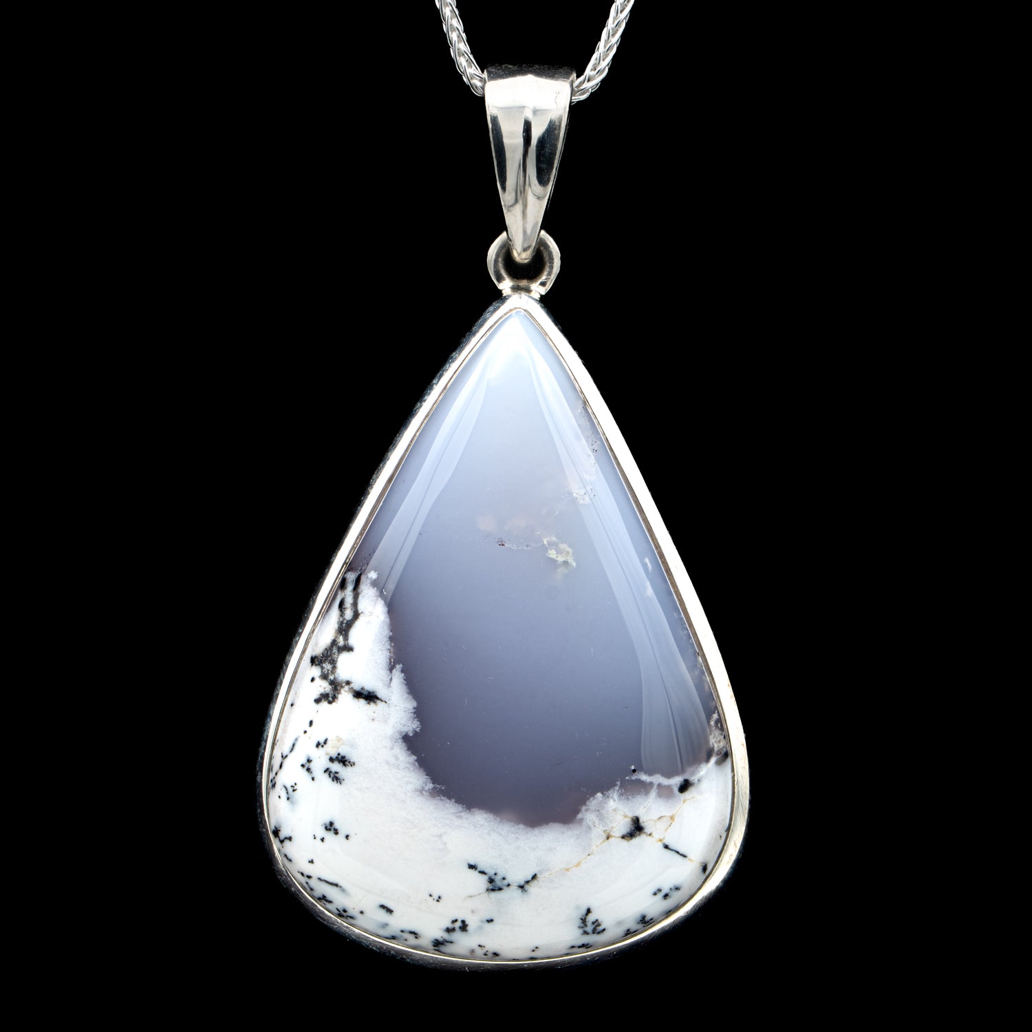 Scenic Dendritic purchases Agate, Herkimer Diamond , & Ametrine Sterling Silver Pendant