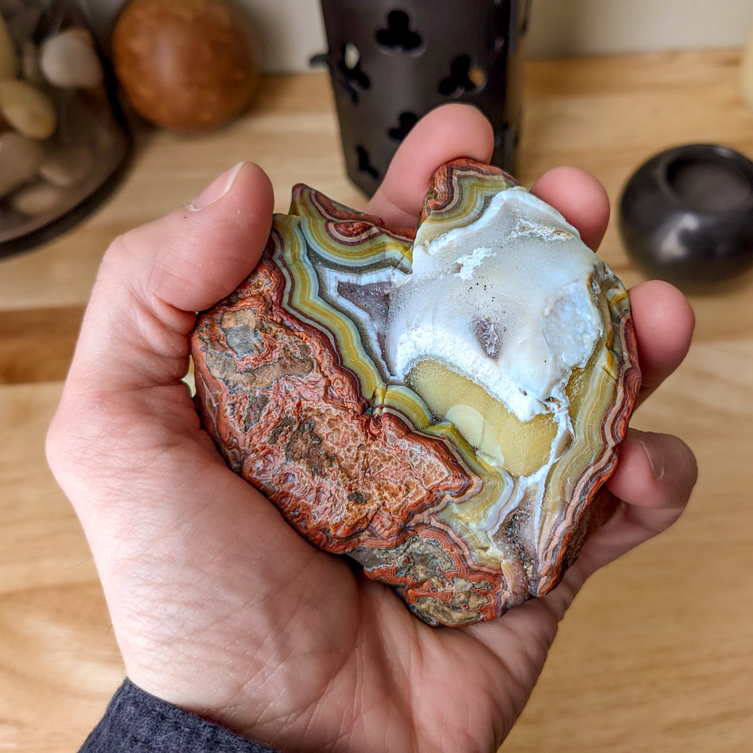 Rare, Gem-Quality Fairburn Agate 2.50