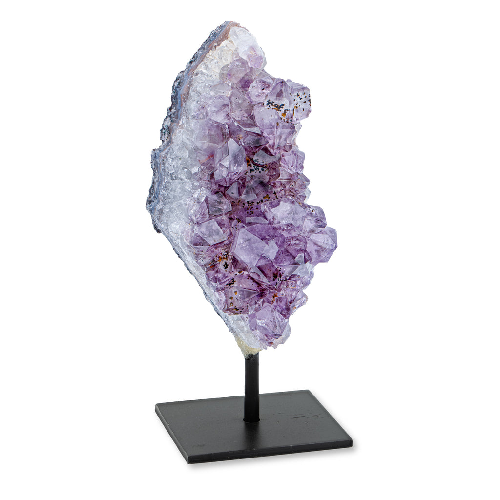 Amethyst Cluster - 5.11" with Stand - Brazilian