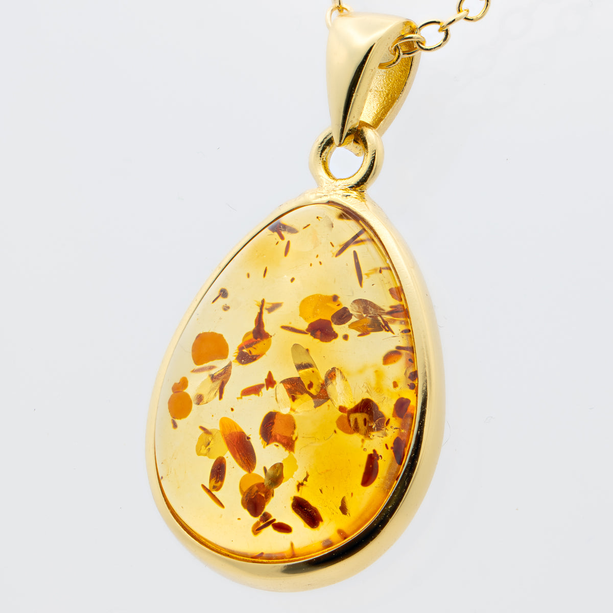 Baltic Amber Pendant Necklace