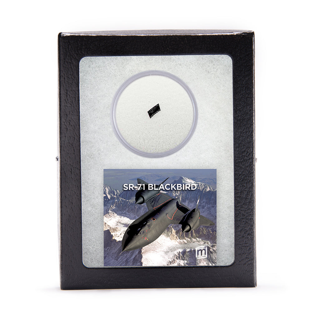 SR-71 Blackbird Fragment Collectible Specimen, Includes Display Case