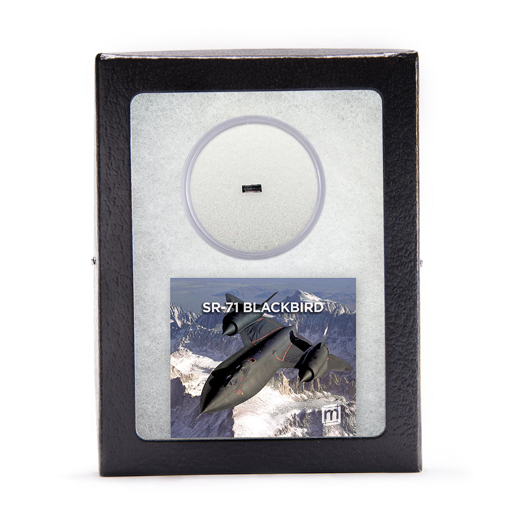 SR-71 Blackbird Fragment Collectible Specimen, Includes Display