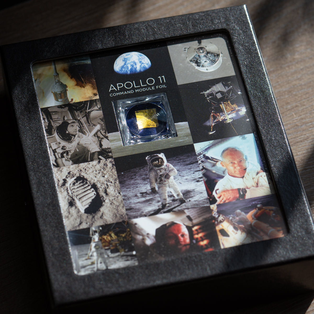 Apollo 11 Command Module Foil 1 Square Centimeter Collectible Specimen ...