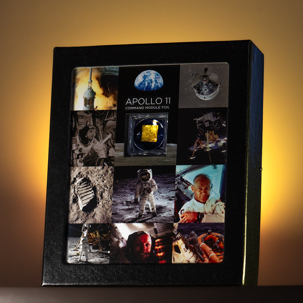 Apollo 11 Command Module Foil 1 Square Centimeter Collectible Specimen ...
