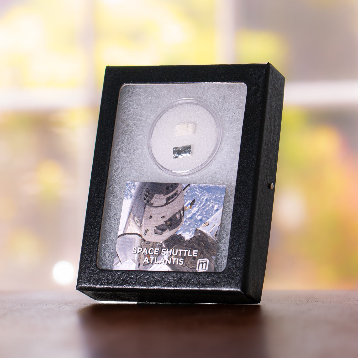 Space Shuttle Challenger Flown LRSI Tile Fragment Collectible