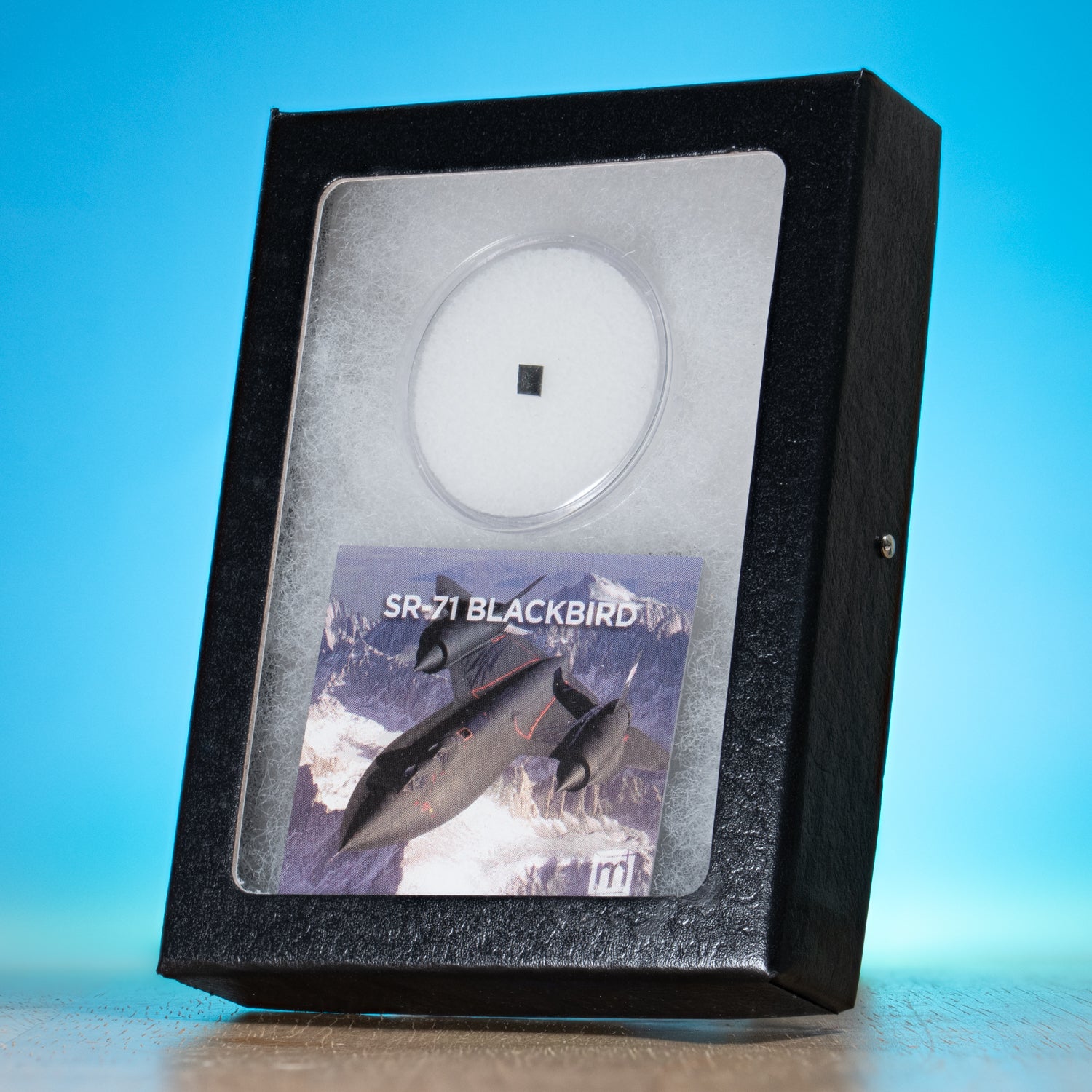 SR-71 Blackbird Fragment Collectible Specimen, Includes Display