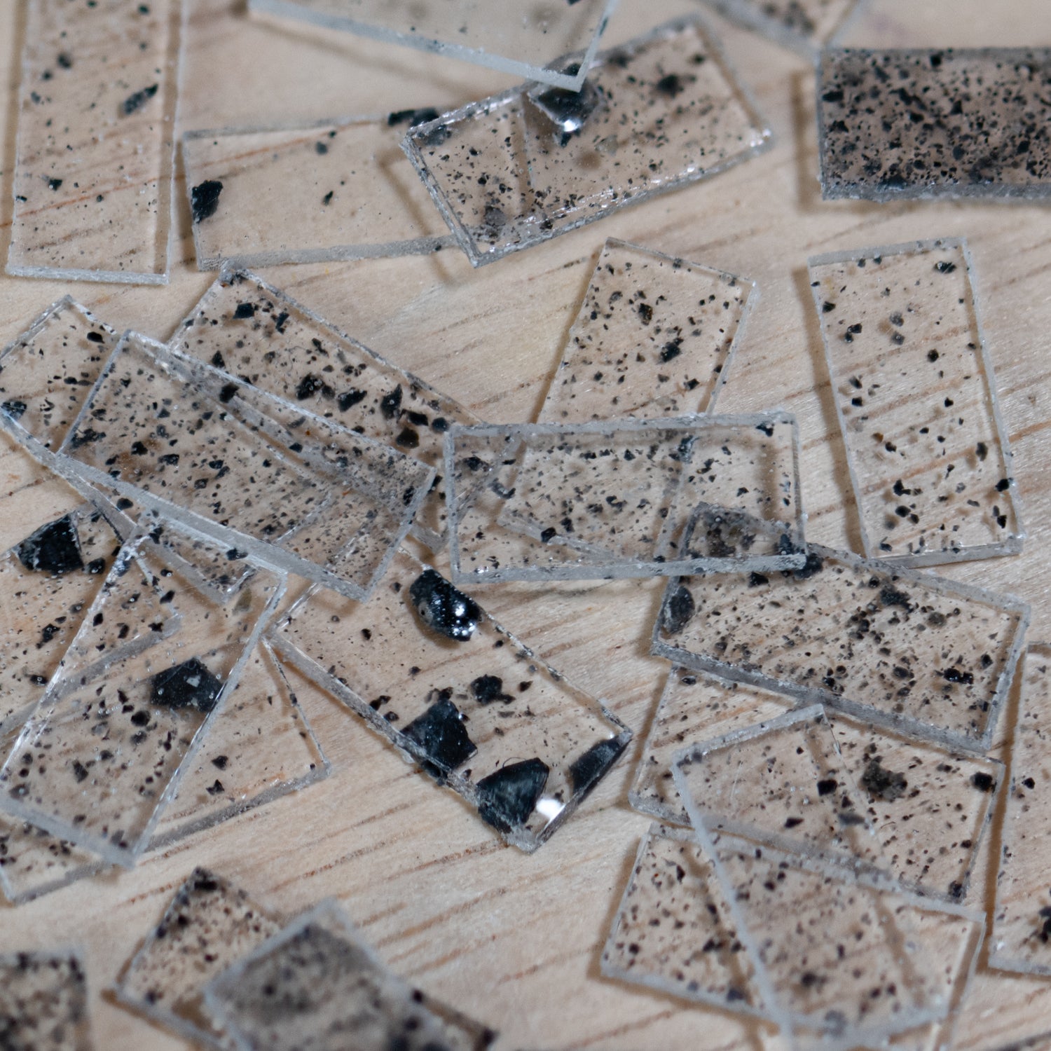 Starry Night Lunar Meteorite NWA 13951 - Display Card