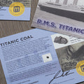 Titanic Coal - Display Card