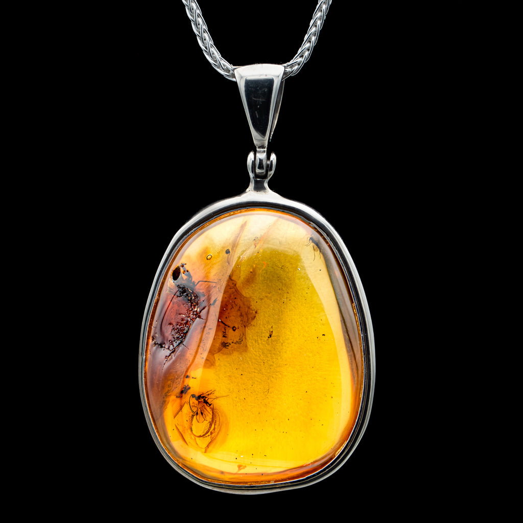 Insect in Amber Necklace - SOLD 1.06" Pendant