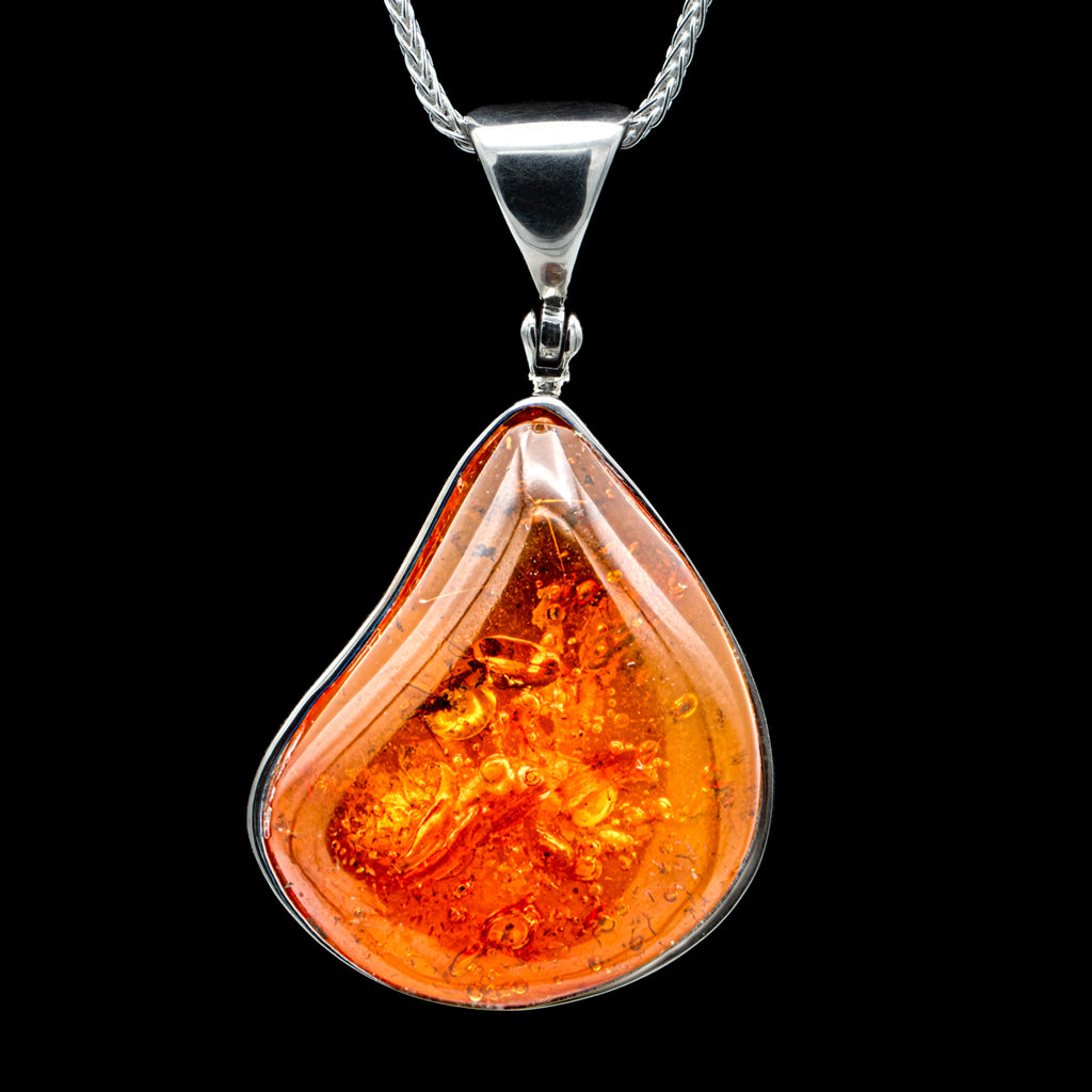Insect in Amber Necklace - SOLD 1.12" Pendant