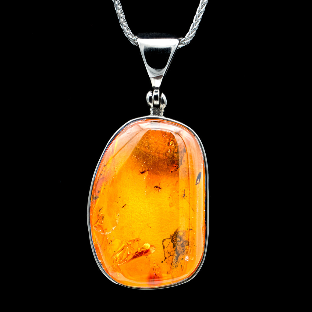 Insect in Amber Necklace - SOLD 1.14" Pendant