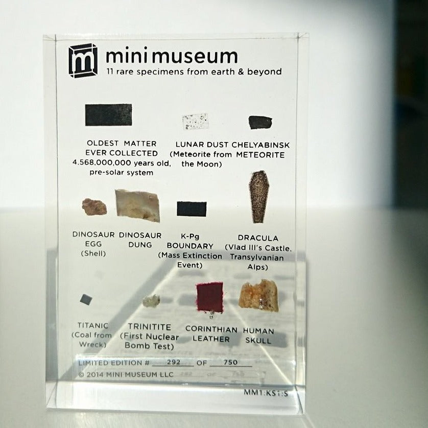 Mini Museum - First Edition (SMALL - 11 Specimens)