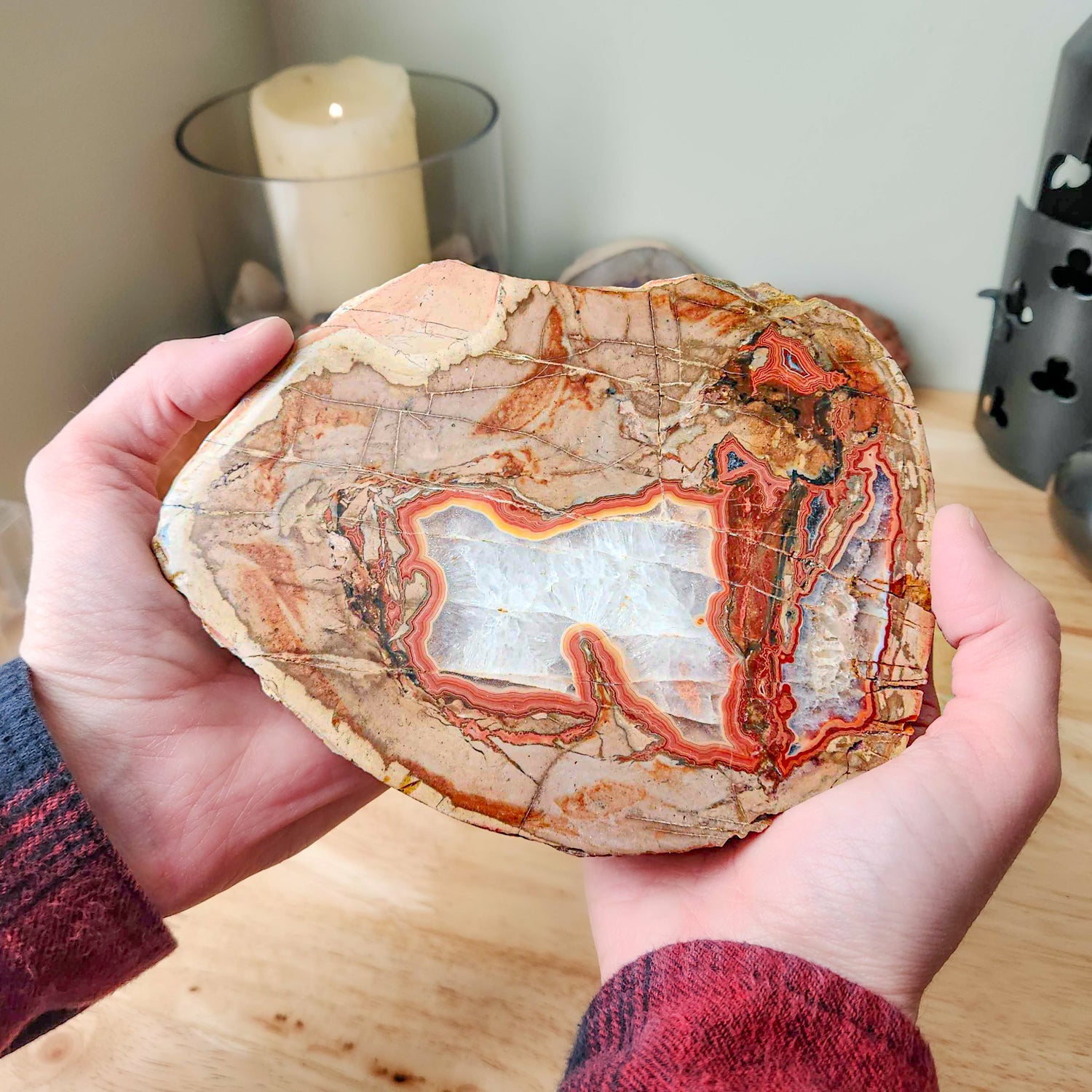 Rare, Gem-Quality Fairburn Agate 2.50