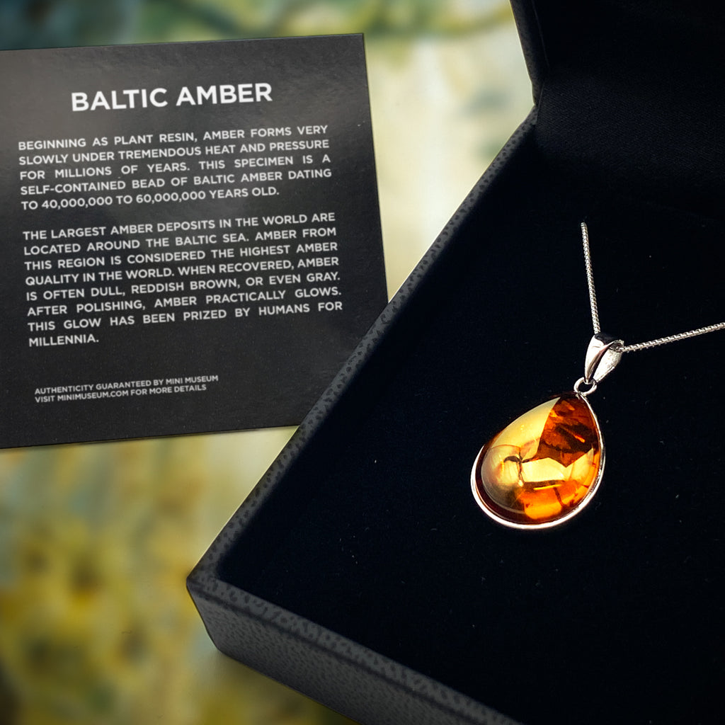 Baltic Amber Pendant Necklace
