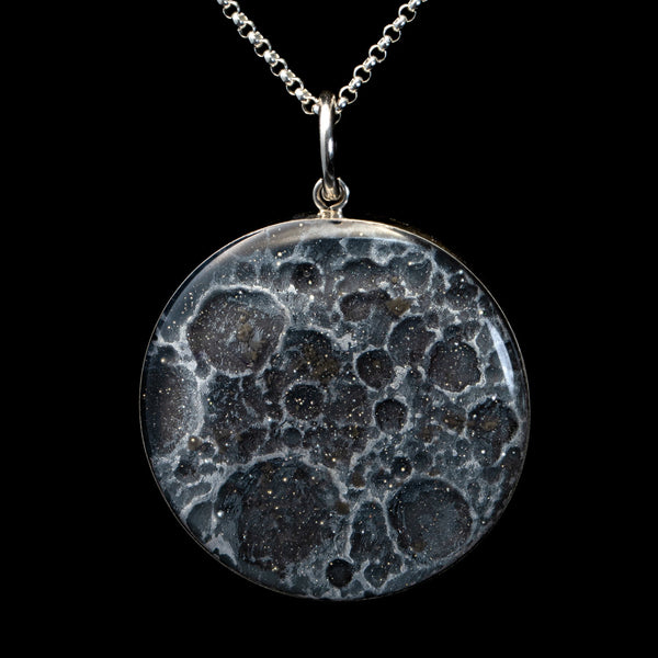 Amazon.com: Once A Moon - Moonlight Sterling Silver Necklace Made With Real Moon  Dust Meteorite | Valentine's Day Gifts for Girlfriend | Best Jewelry for  Women | Birthday Necklace Gifts for Wife (